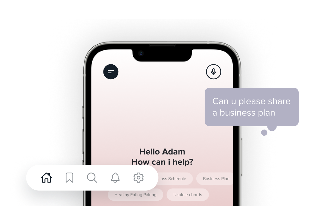 Your users get the benefit of fast, intuitive AI features that work offline, protect their data and feel naturally responsive